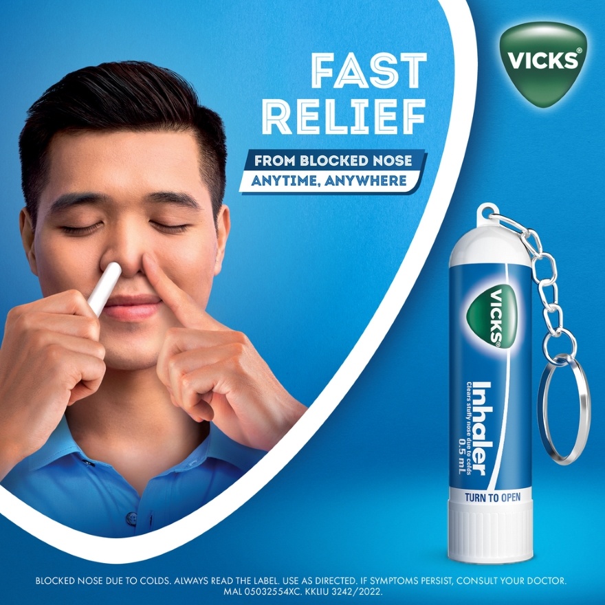 Inhaler Clear Stuffy Nose With Keychain 0.5ml image