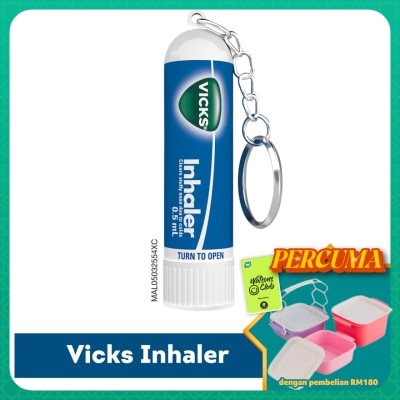 VICKS - Inhaler Clear Stuffy Nose With Keychain 0.5ml