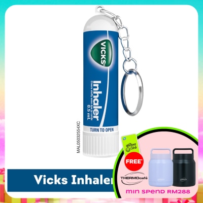 VICKS - Inhaler Clear Stuffy Nose With Keychain 0.5ml