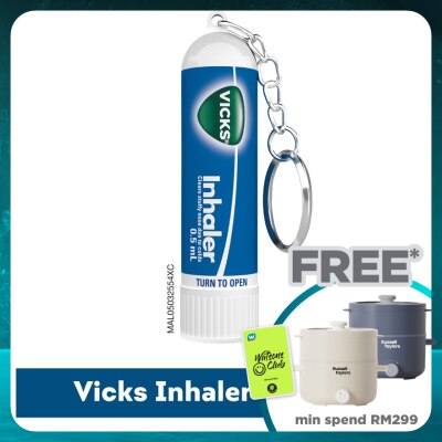 VICKS Inhaler Clear Stuffy Nose With Keychain 0.5ml