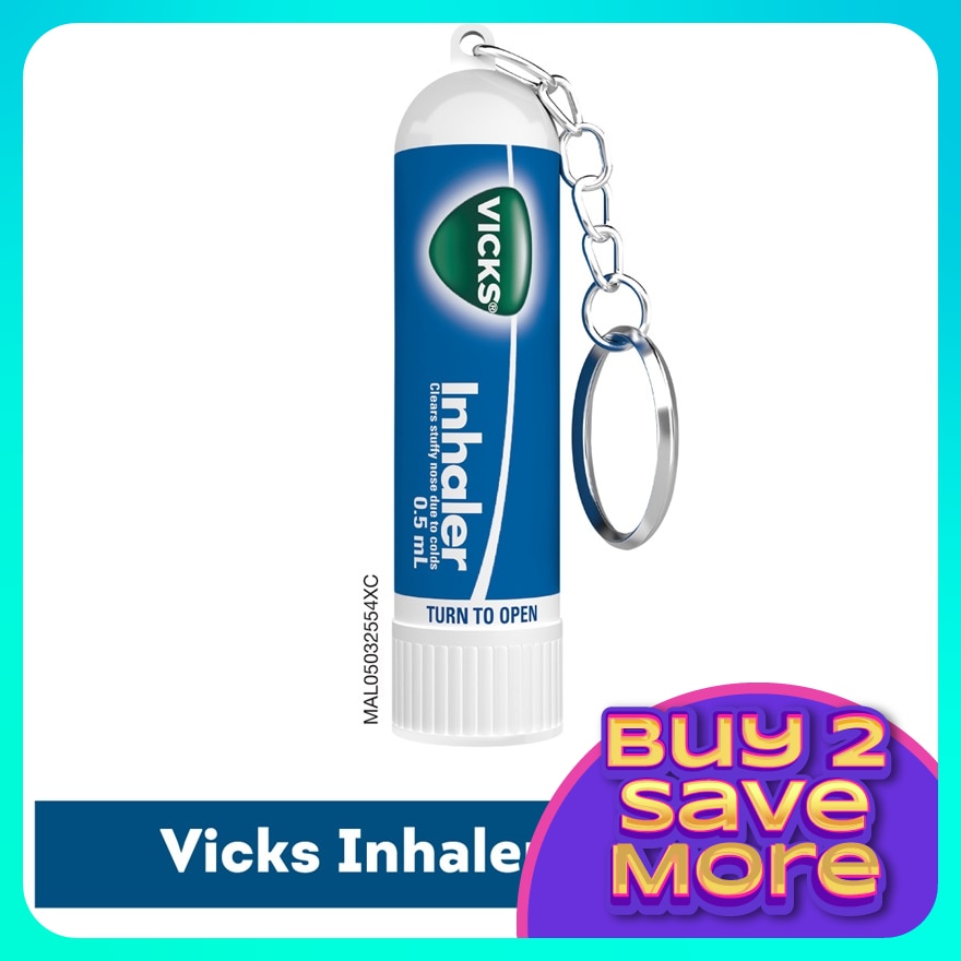 Inhaler Clear Stuffy Nose With Keychain 0.5ml
