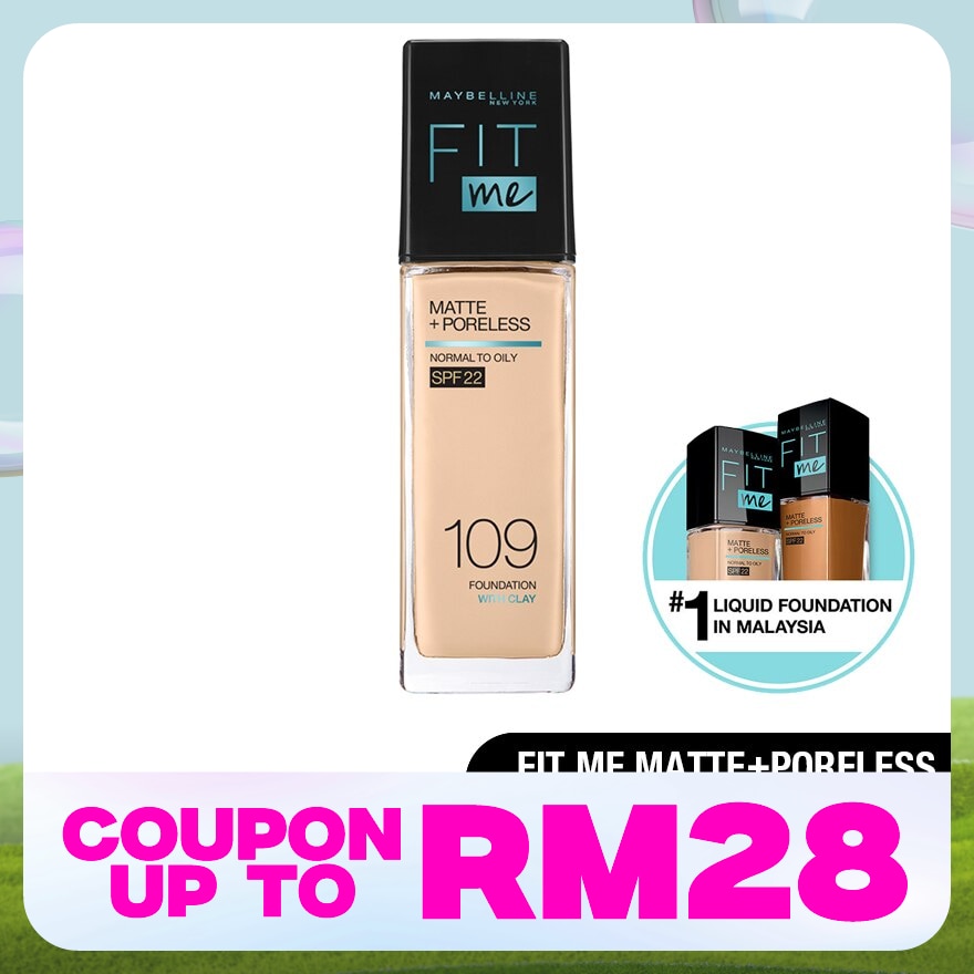 MAYBELLINE Fit Me Matt & Poreless Liquid Foundation 30ml