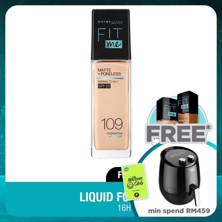 MAYBELLINE Fit Me Matt & Poreless Liquid Foundation 30ml