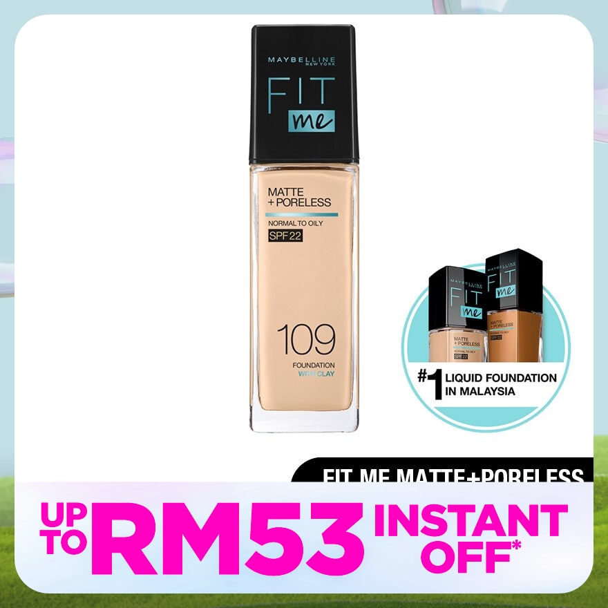 MAYBELLINE Fit Me Matt & Poreless Liquid Foundation 30ml