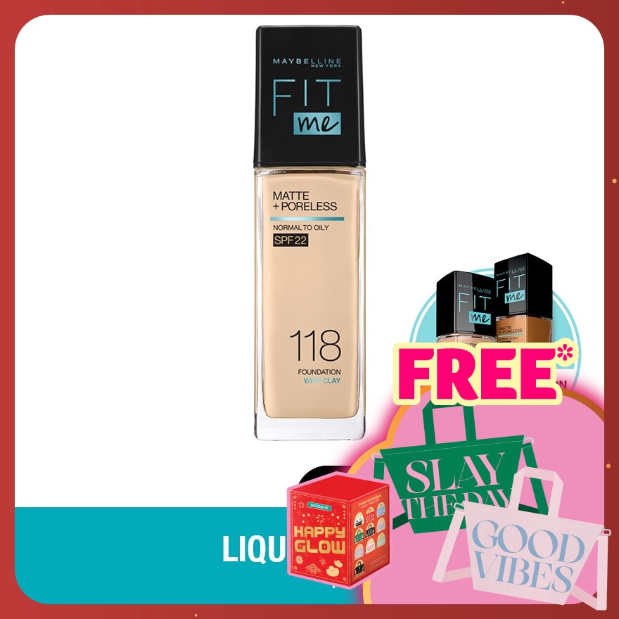 Fit Me Matte Liq Foundation SPF 118 Light Be