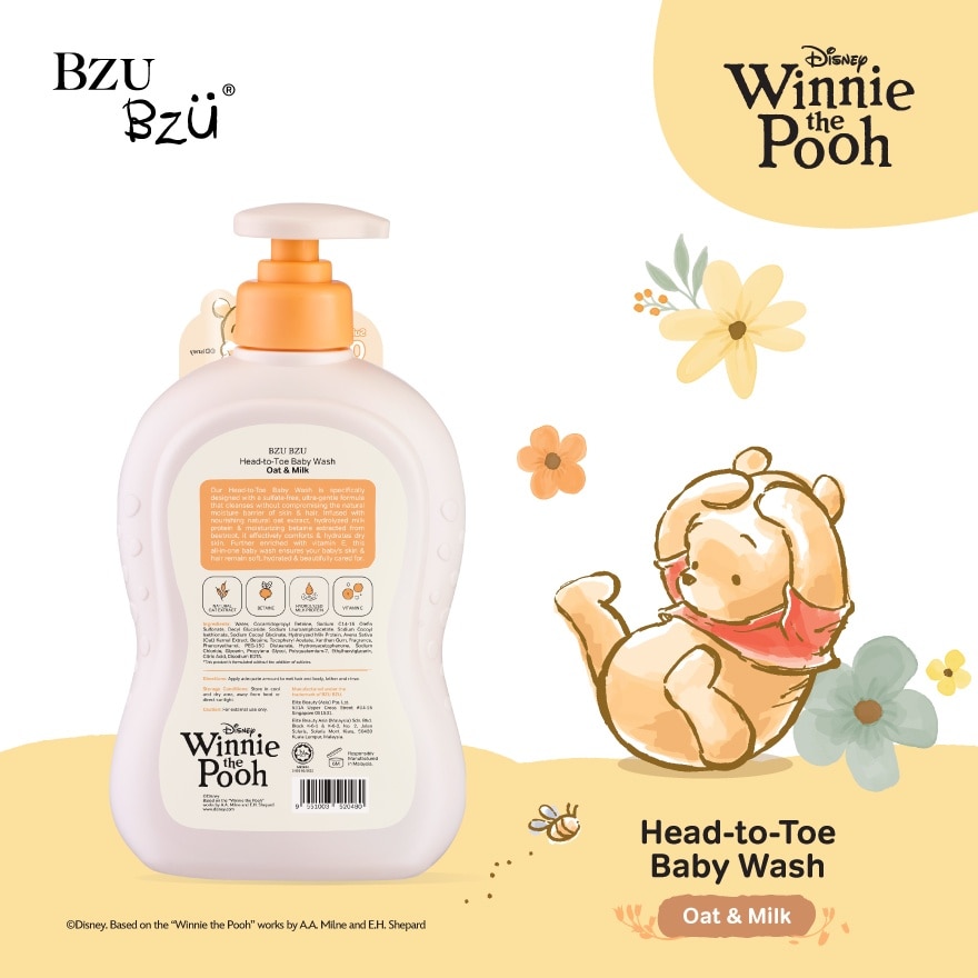 Oat & Milk Head-To-Toe Baby Wash 600ml