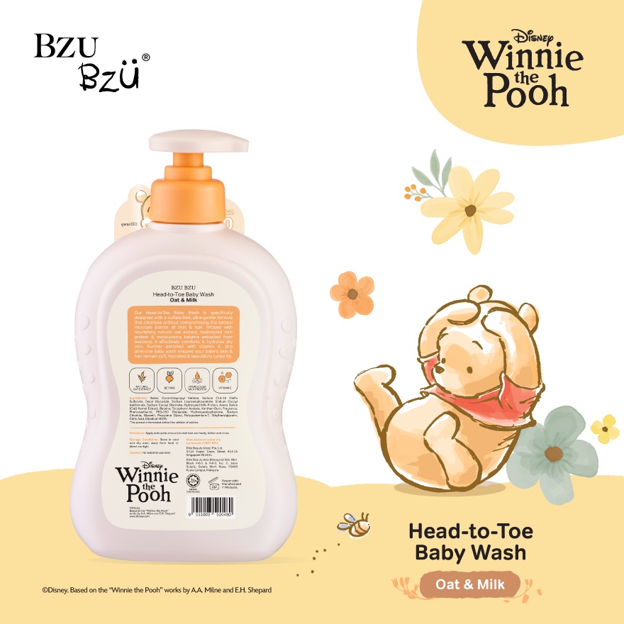 Oat & Milk Head To Toe Baby Wash 600ml image