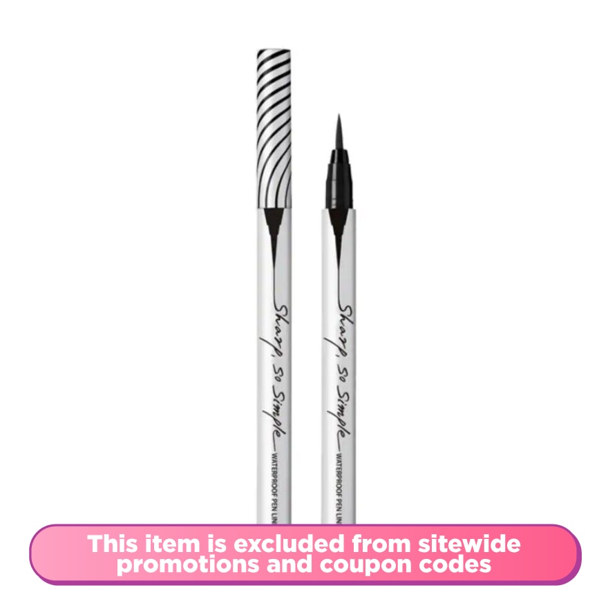 Sharp, So Simple Waterproof Pen Liner 01 Black 1's