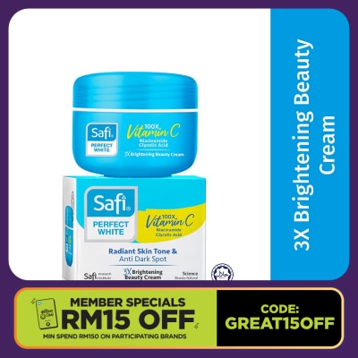 SAFI Perfect White 3X Brightening Beauty Cream 16g