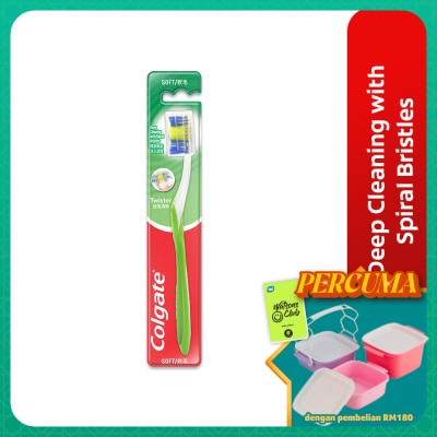 COLGATE - Colgate Twister Toothbrush 1s (Soft)