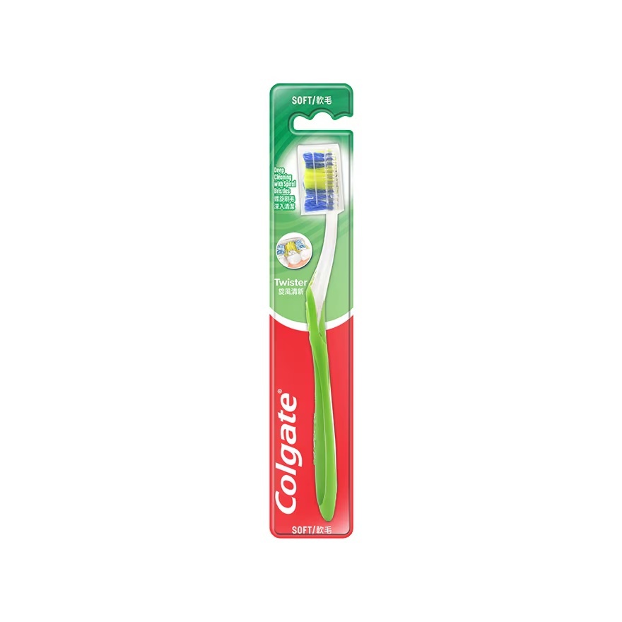 Colgate Twister Toothbrush 1s (Soft) image