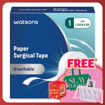 WATSONS Paper Surgical Tape 1 Roll (1.25cmx9m)