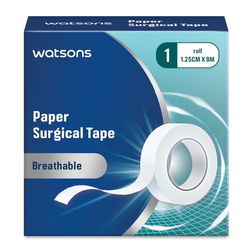 Paper Surgical Tape 1 Roll (1.25cmx9m) image
