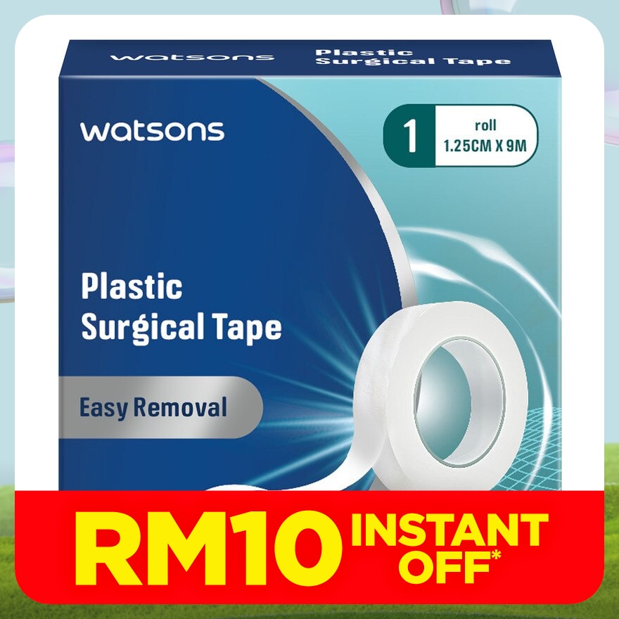 Plastic Surgical Tape 1 Roll 1.25cm x 9m