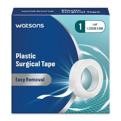 WATSONS Plastic Surgical Tape 1 Roll 1.25cm x 9m