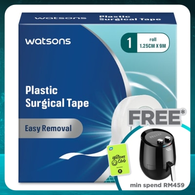 WATSONS Plastic Surgical Tape 1 Roll 1.25cm x 9m