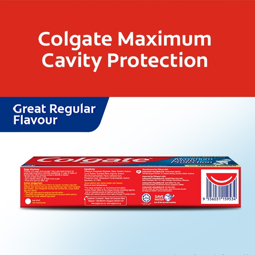 Max Cavity Protection Toothpaste-Great Regular250g