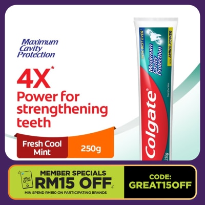 COLGATE Max Cavity Protection Toothpaste - F.Cool Mint250g