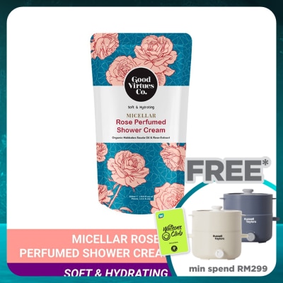 GOOD VIRTUES CO Micellar Rose Pfum Shw Cream (Skin Soft) RF 550ml