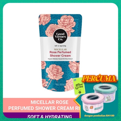 GOOD VIRTUES CO Micellar Rose Pfum Shw Cream (Skin Soft) RF 550ml