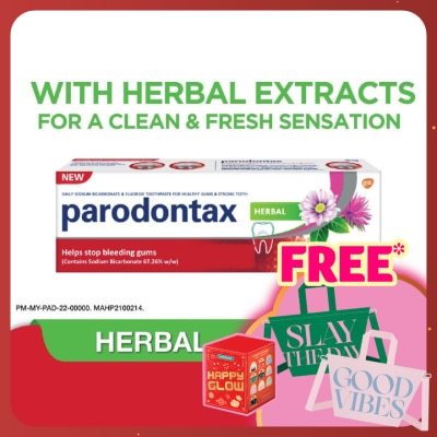PARODONTAX Herbal Toothpaste Improve Gum Health 90G