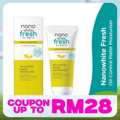NANO WHITE Fresh Oil Control Matte Moisturiser 50ml