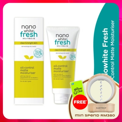 NANO WHITE - Fresh Oil Control Matte Moisturiser 50ml