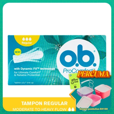 OB - Pro Comfort Regular Tampon 32's