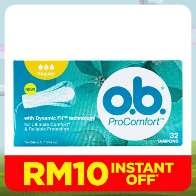 OB Pro Comfort Regular Tampon 32's