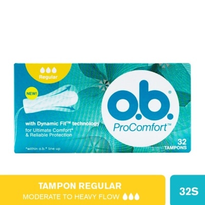 OB Pro Comfort Regular Tampon 32's