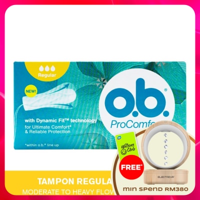 OB - Pro Comfort Regular Tampon 32's