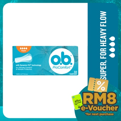 OB O.B. Pro Comfort Super Tampon 32s