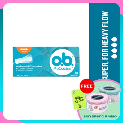 OB O.B. Pro Comfort Super Tampon 32s