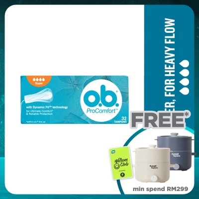 OB O.B. Pro Comfort Super Tampon 32s