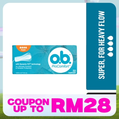 OB O.B. Pro Comfort Super Tampon 32s