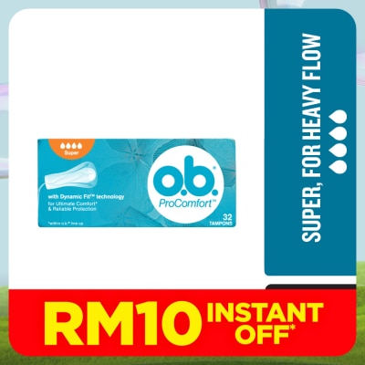 OB O.B. Pro Comfort Super Tampon 32s