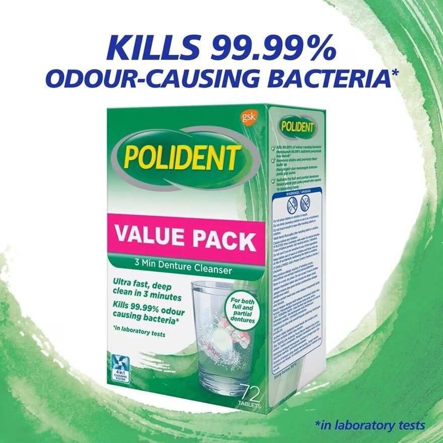 Daily Denture Cleanser 3Minute 72S image