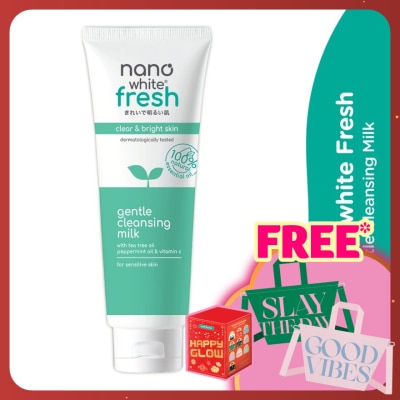 NANO WHITE Fresh Gentle Cleansing Milk Cleanser 100ml