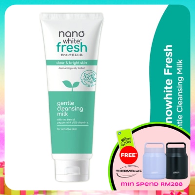 NANO WHITE - Fresh Gentle Cleansing Milk Cleanser 100ml