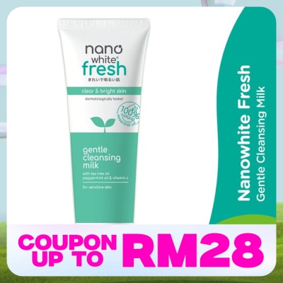 NANO WHITE Fresh Gentle Cleansing Milk Cleanser 100ml