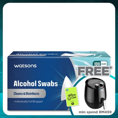 WATSONS ALCOHOL SWAB 100S