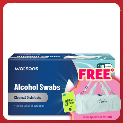 WATSONS ALCOHOL SWAB 100S