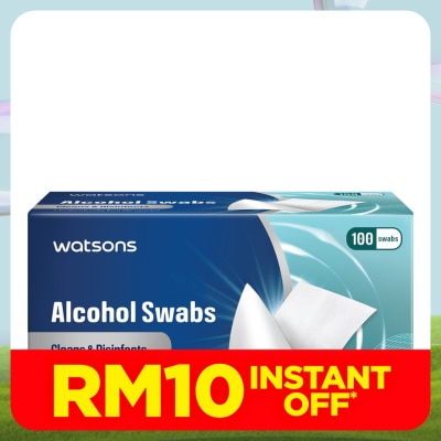 WATSONS ALCOHOL SWAB 100S