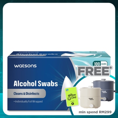 WATSONS ALCOHOL SWAB 100S