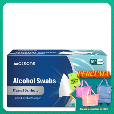 WATSONS - ALCOHOL SWAB 100S