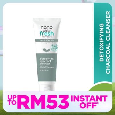 NANO WHITE Fresh Detoxifying Charcoal Cleanser 100ml
