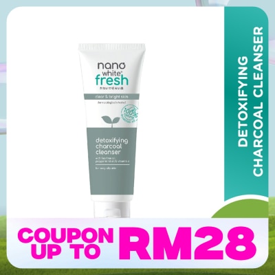 NANO WHITE Fresh Detoxifying Charcoal Cleanser 100ml
