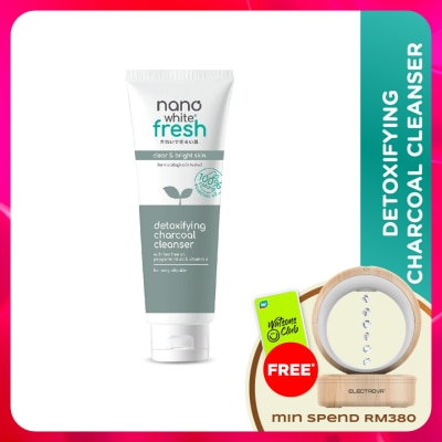 NANO WHITE - Fresh Detoxifying Charcoal Cleanser 100ml