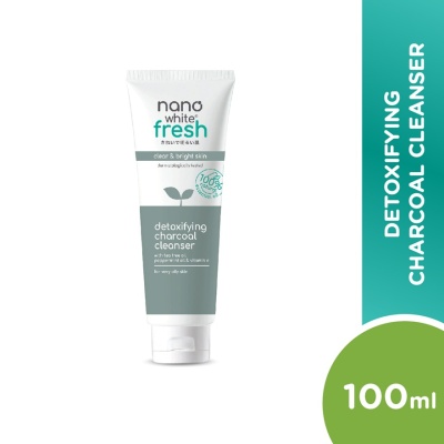 NANO WHITE - Fresh Detoxifying Charcoal Cleanser 100ml image