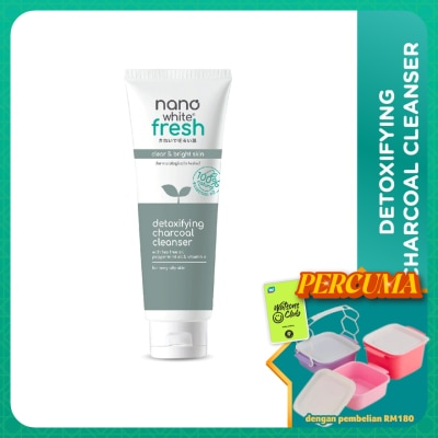 NANO WHITE - Fresh Detoxifying Charcoal Cleanser 100ml